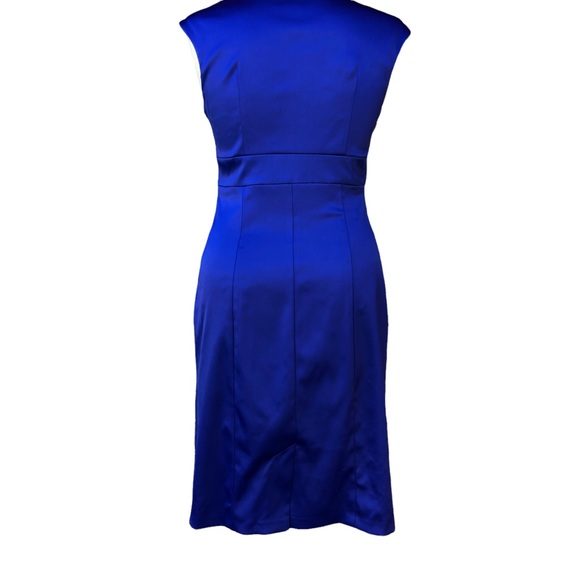 Signature by Sangria Royal Blue Midi Dress Sz. 6 - Picture 3 of 10